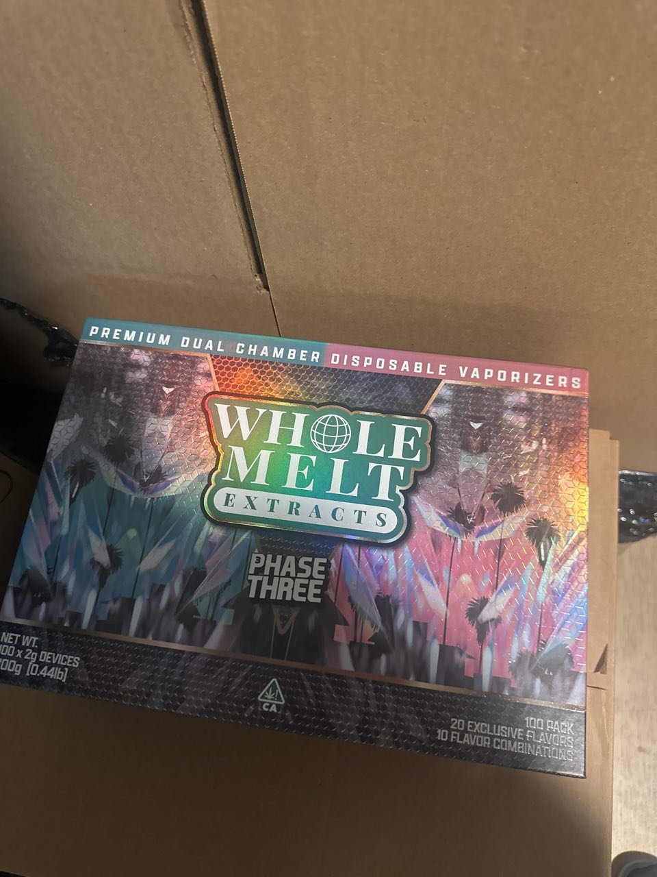 Whole Melt 2G Disposable Phase 3