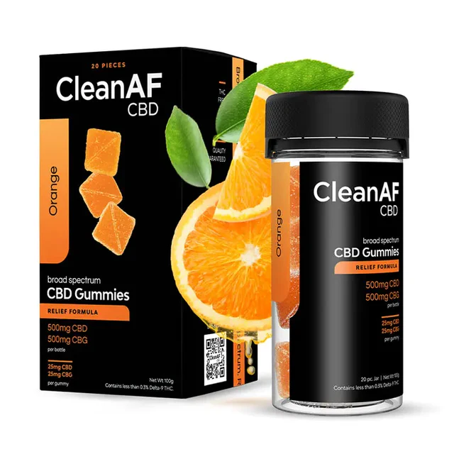 Orange CBD + CBG Gummies