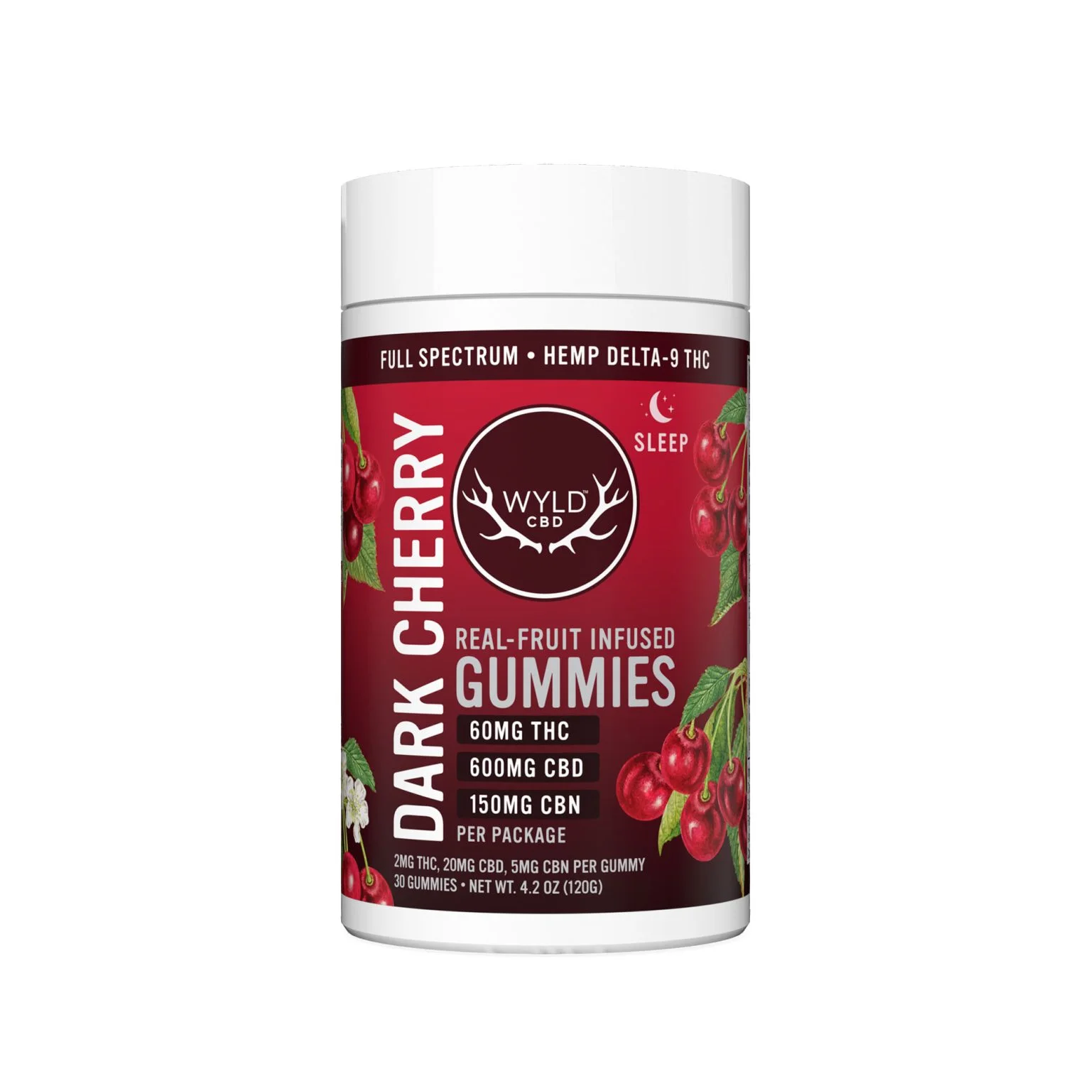 Wyld CBD Dark Cherry Sleep Gummies